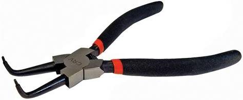 Silverline - Internal Circlip Bent Nose Pliers 180mm - PL65